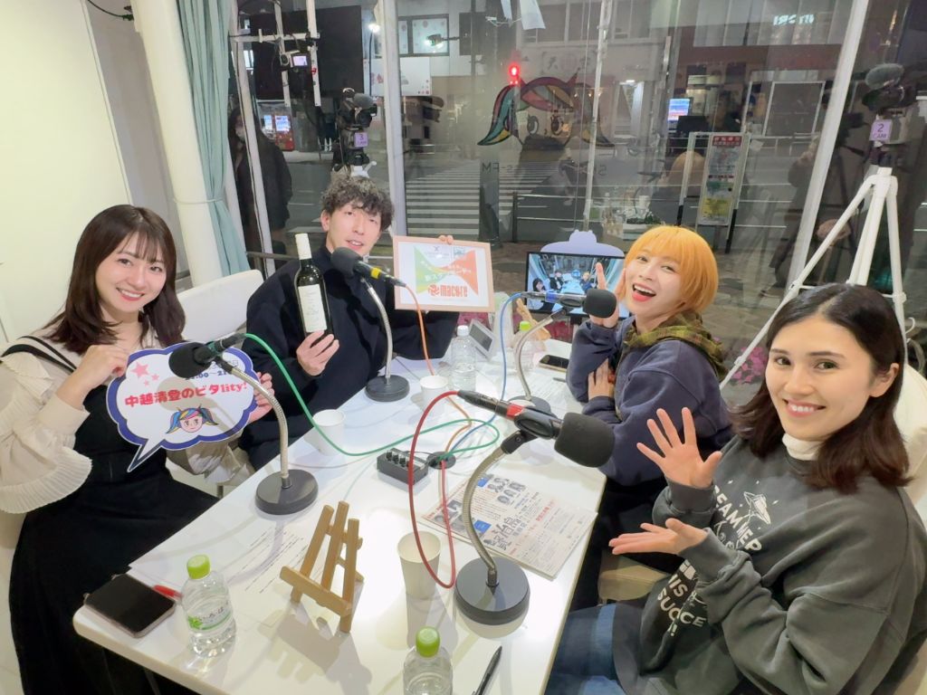 中越清登のビタlity! - 収録風景(4名のゲスト)